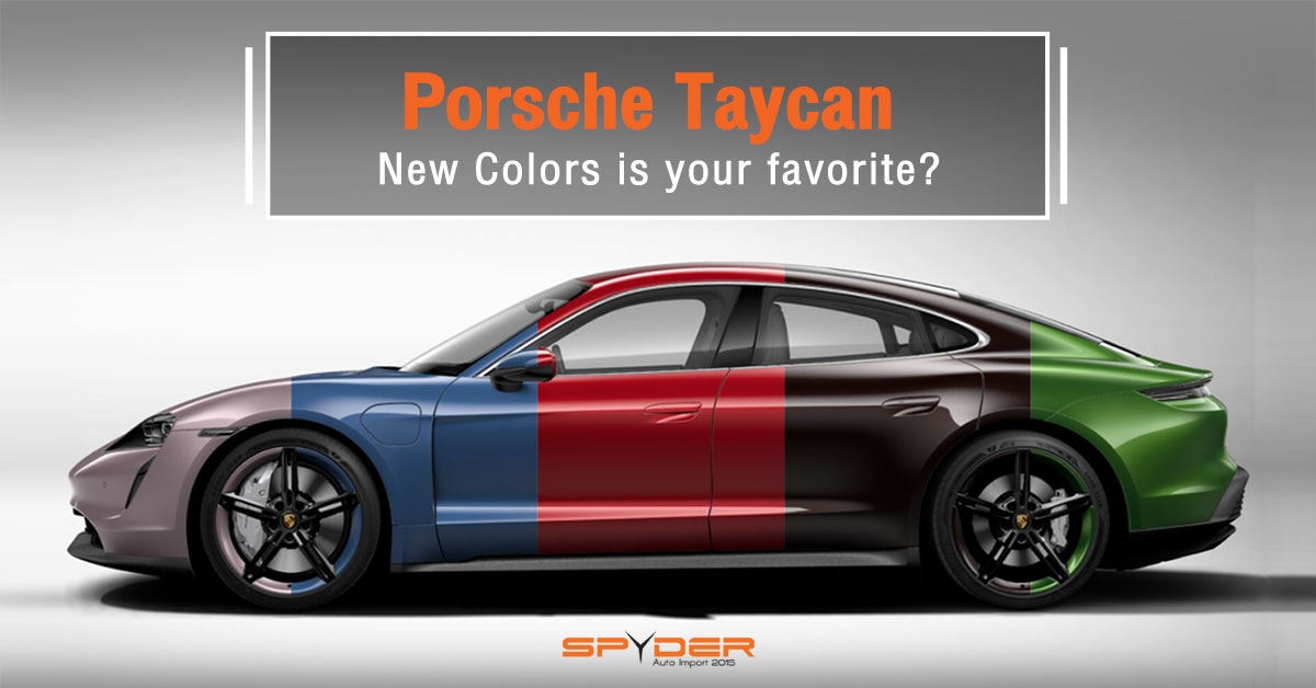 Porsche taycan deals color options